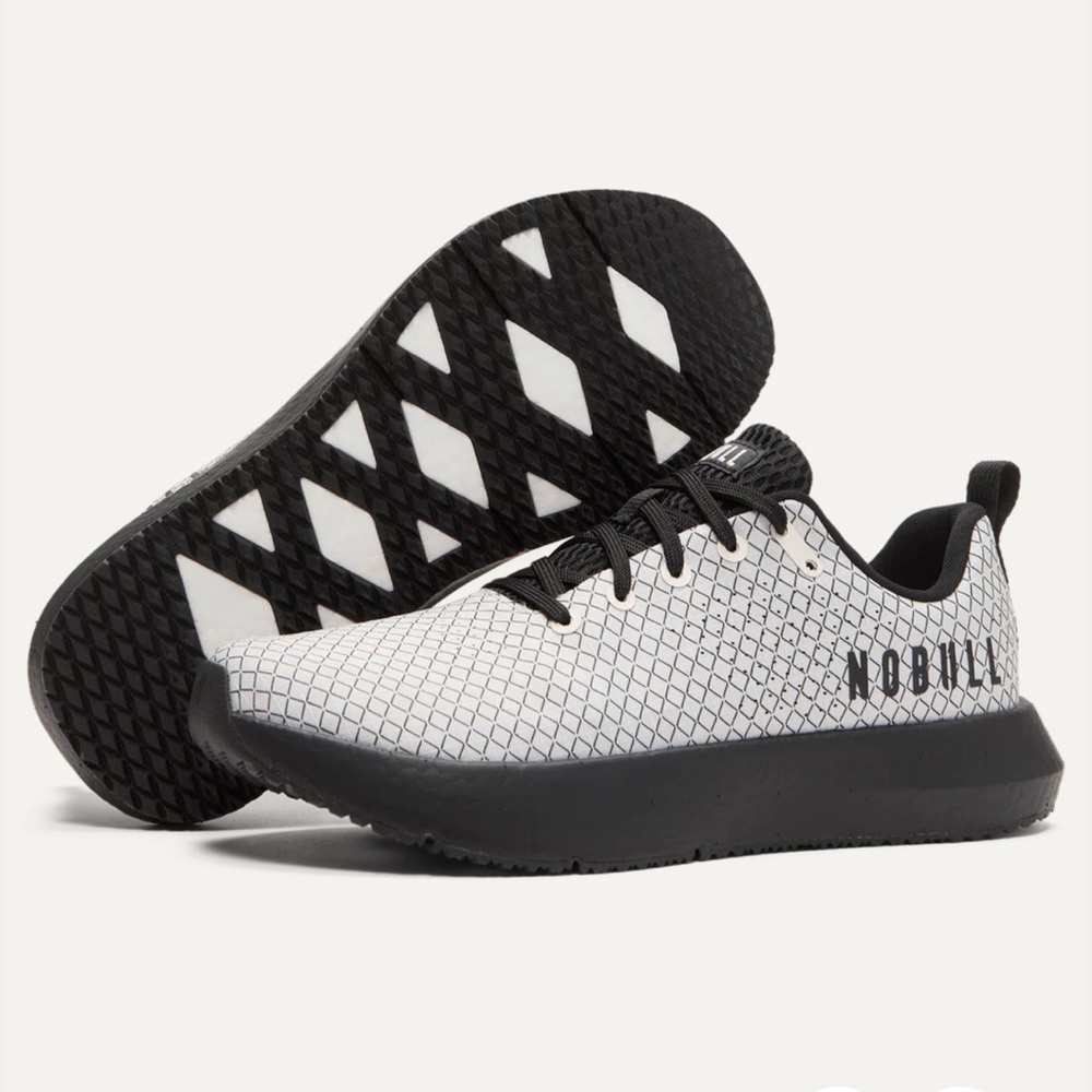 NOBULL Black and White Athletic Shoes
